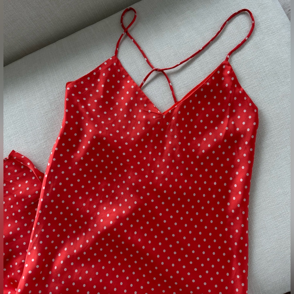 Sincerely Jules open back red dress